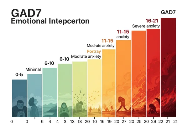10代のGAD7不安スコア解釈