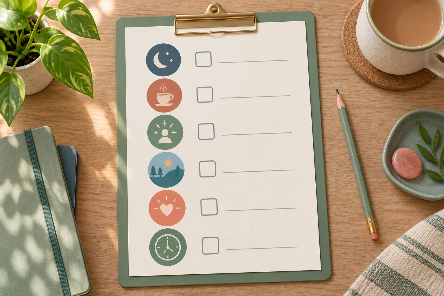 Anxiety trigger checklist